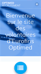 Mobile Screenshot of optimed-recrutement.com